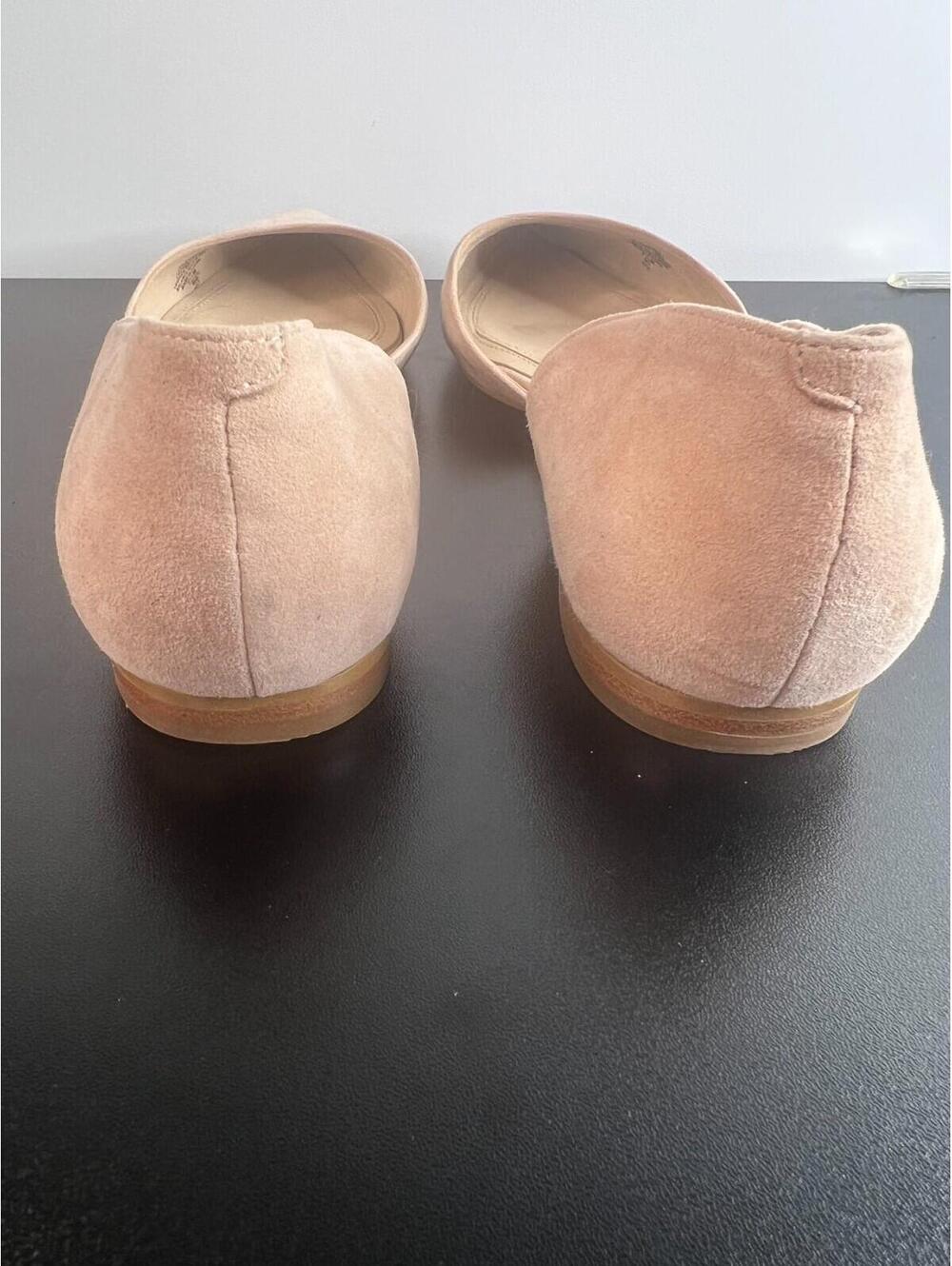 NEW Marc Fisher Labela Womens Slingback Pointed-Toe  Pump-Nude Suede Size 7.5M - Picture 5 of 13